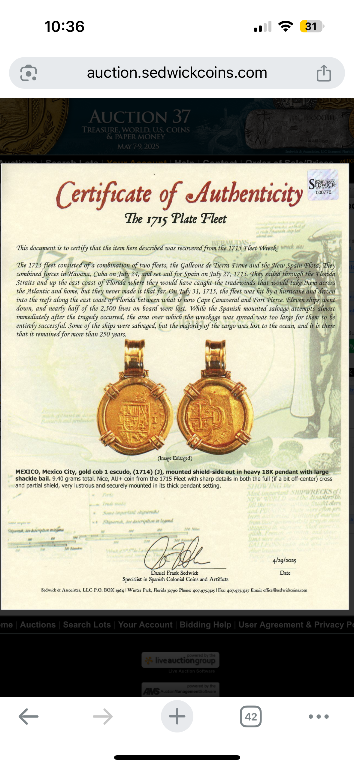 1715 Fleet Escudo