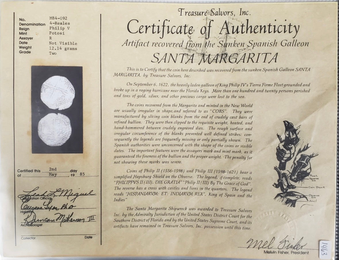 Santa Margarita 4 Reales