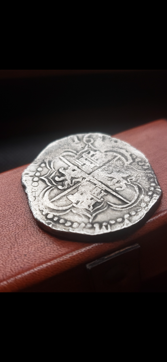 Atocha 8 Reales, Rare PAL Full 1618 Date